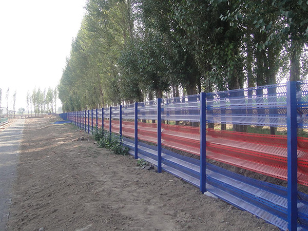 双峰防风抑尘网 - 河北强佑金属制品有限公司